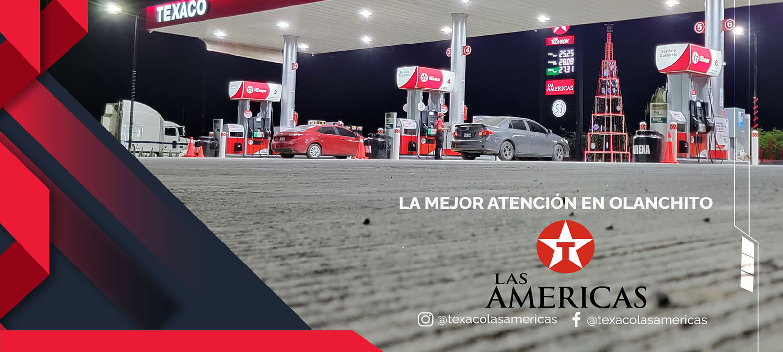 Texaco las americas gasolinera